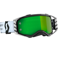 Scott Prospect Goggles Black/White w/Green Chrome Works Lens