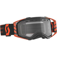 Scott Prospect Enduro Goggles Orange/Black w/Clear Lens