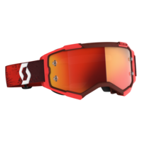 Scott Fury Goggles Red w/Orange Chrome Works Lens