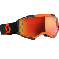 Scott Fury Goggles Orange/Black w/Orange Chrome Works Lens