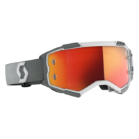 Scott Fury Goggles White/Grey w/Orange Chrome Works Lens