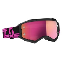 Scott Fury Goggles Black/Pink w/Pink Chrome Lens