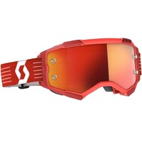 Scott Fury Goggles Bright Red w/Orange Lens