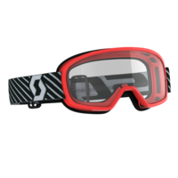 Scott Buzz MX Junior Goggles Red w/Clear Single Lens