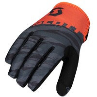 Scott 350 Dirt Black/Orange Kids Gloves