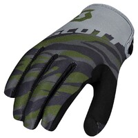 Scott 350 Dirt Green/Tan Kids Gloves