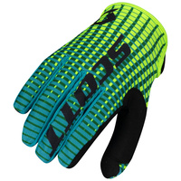 Scott 350 Fury Green/Yellow Gloves