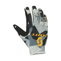 Scott 350 Fury Evo Camo Grey/Yellow Junior Gloves