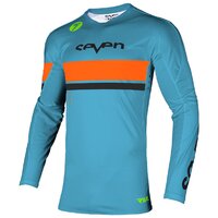Seven Rival Vanquish Youth Jersey Cyan