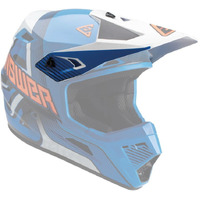 Answer 2023 Replacement Visor Peak for AR1 Vendetta Blue/White/Hyper Orange Helmet