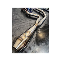 SP Concepts SPC-2-003 4.5" Big Bore 2-1 Exhaust Stainless Steel for Touring 17-Up