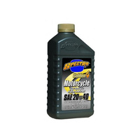 Spectro Performance Oil SPE-L.SG424 Golden 4 Semi Synthetic Engine Oil 20w40 1 Liter Bottle for Victory Air Cooled Indian Models