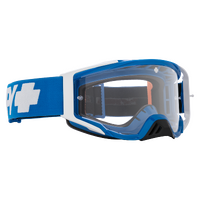 Spy Optic Foundation MX Goggle Checkers Blue w/HD Clear Lens