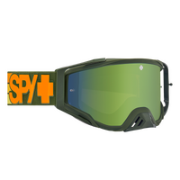 Spy Optic Foundation Plus MX Goggles Speedway Matte Green w/HD Smoke Olive Spectra Mirror & HD Clear Lens