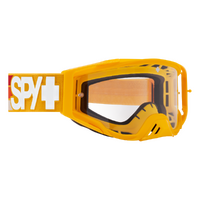 Spy Optic Foundation MX Goggles Speedway Matte Gold w/HD Clear Lens