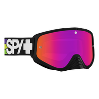 Spy Optic Woot Race MX Goggles Speedway Matte Purple w/HD Smoke Purple Spectra Mirror & HD Clear Lens