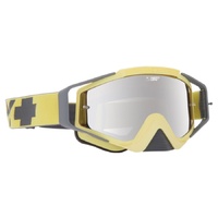 Spy Optic Omen MX Goggle Washed Out Yellow w/Happy Bronze/Silver Mirror Lens