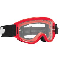 Spy Optic Breakaway MX Goggle Red w/HD Clear Lens & Posts