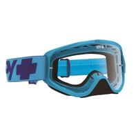Spy Optic Woot MX Goggle Mono Blue w/Clear Anti-Fog Lens