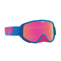 Spy Optic Woot Race MX Goggle Pink Flash w/Smoke/Pink Spectra & HD Clear Lens