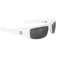 Spy Optic Logan Sunglasses White w/Gray Lens