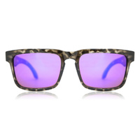 Spy Optic Helm Sunglasses Smoke Tort w/Happy Bronze/Purple Spectra Lens