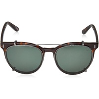 Spy Optic Alcatraz Sunglasses Dark Tort w/Happy Gray Green Polar Clip Lens