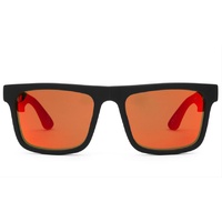 Spy Optic Fold Sunglasses Matte Black w/Bronze/Red Spectra Lens