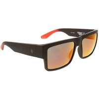 Spy Optic Cyrus Sunglasses Soft Matte Black/Red Fade w/Happy Gray Green/Red Flash Lens