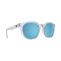 Spy Optic Hi-Fi Sunglasses Crystal w/Grey/Light Blue Spectra Lens