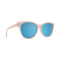 Spy Optic Spritzer Sunglasses Matte Translucent Blush w/Grey/Light Blue Spectra Lens