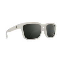 Spy Optic Helm 2 Sunglasses Soft Matte White w/Happy Gray Green/Silver Spectra Lens