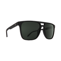 Spy Optic Czar Sunglasses Soft Matte Black w/Happy Grey Green Lens