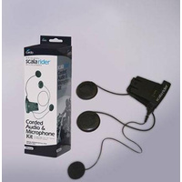 Cardo Audio & Corded Microphone Kit for SOLO/Q2/TEAMSET/FM