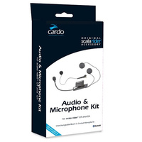 Cardo Audio Kit with Boom & Corded Microphone for G9