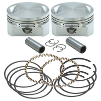S&S Cycle 31/2" Bore Forged Stroker Piston Kits Standard for Stock Heads Or S&S Performance Replacement Heads