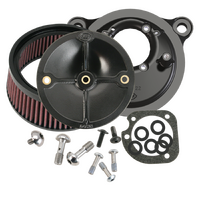 S&S Cycle Stealth Air Cleaner Kit w/out Cover for Harley-Davidson Big Twins 93-99 Models w/Stock CV Carb