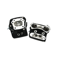 S&S Cycle SS106-6064 76cc Cylinder Head Kit Black for Big Twin 86-99