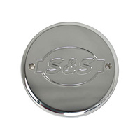 S&S Cycle SS170-0242 S&S Cycle Logo Air Filter Cover Chrome Fit Indian
