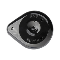 S&S Cycle SS170-0384A Teardrop Air Cleaner Cover Black
