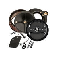 S&S Cycle SS170-0394A Stealth Air Cleaner Kit w/Air 1 Face Plate for Softail 18-Up/Touring 17-Up