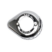 S&S Cycle SS170-0687 Stinger Teardrop Air Cleaner Cover Chrome for S&S Stealth Air Cleaners