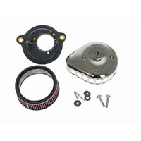 S&S Cycle SS170-0782 Mini Teardrop Air Cleaner Kit Lava for Touring 17-Up/Softail 18-Up