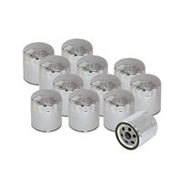 S&S Cycle SS310-0240 Oil Filters Chrome for Softail 84-99/Sportster 84-Up/FXR 83-94/Touring 80-98/Buell 95-02 (Box of 12)