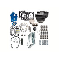 S&S Cycle SS310-1223 Power Pack 129ci Big Bore Kit w/Chrome Pushrod Tubes for Milwaukee-Eight 17-Up w/107ci Oil Cooled Engine