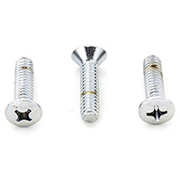 S&S Cycle SS50-1052 Teardrop Air Cleaner Cover Screws Chrome (Pack of 3)