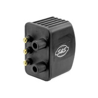 S&S Cycle SS55-1571 Ignition Coil Black for Big Twin 70-99/Sportster 71-03 Models w/Upgraded Single Fire Ignition