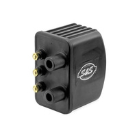 S&S Cycle SS55-1571 Ignition Coil Black for Big Twin 70-99/Sportster 71-03 Models w/Upgraded Single Fire Ignition
