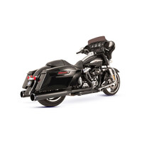 S&S Cycle SS550-0700B El Dorado 2-2 Dual Exhaust Black w/Black Thruster End Caps for Touring 17-Up