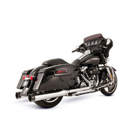 S&S Cycle SS550-0701B El Dorado 2-2 Dual Exhaust Chrome w/Black Tracer End Caps for Touring 17-Up